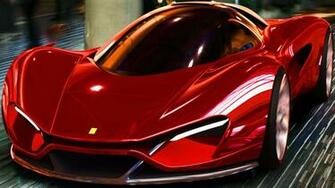 Ferrari Turbo Red Sports Future Cars