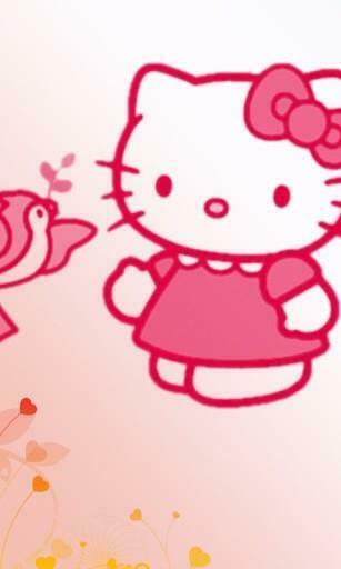 Bigger Hello Kitty Live Wallpaper For Android Screenshot