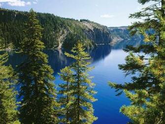 Crater Lake National Park Cleetwood Cove Trail Oregon Wallpaper In