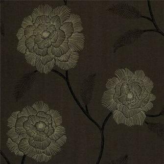 Black Gold Charcoal Marbree Harlequin Amilie Wallpaper