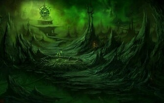 Art Fantasy Dark Horror Landscapes Wallpaper