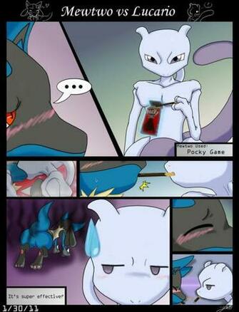 Mewtwo Vs Lucario By Alphacomics