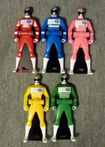 Power Rangers Key Set Denshi Sentai Denjiman By 11tHDoctorwho On
