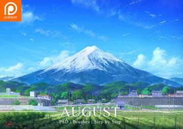 Patreon Anime Scenery Wallpaper Background