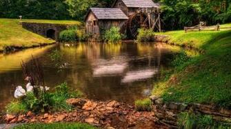 Most Beautiful Cottage Desktop Background Full HD