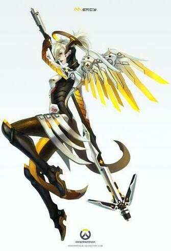 Overwatch Mercy By Monorirogue
