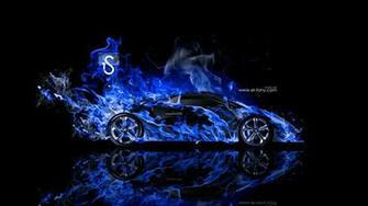 Black And Blue Lamborghini Wallpaper HD Color