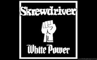 Skrewdriver White Power Desktop Background