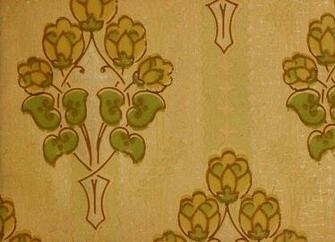 Early 1900s Wallpaper Pattern From The Sears Roebuck Catalog Wall