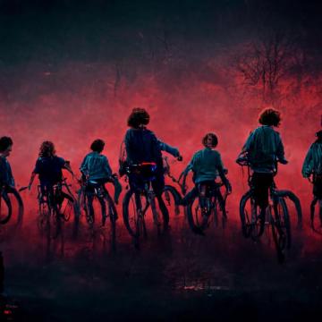 I Used Ai To Create Image Of The Hit Series Stranger Things