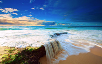 Pacific Ocean Clouds Water Nature Landscape Moss Photography Sea Wallpaper