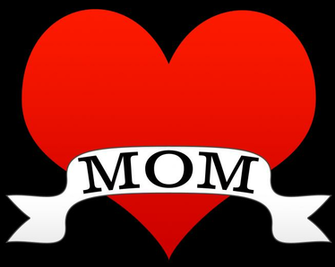 The Word Mother Mom Tattoo Heart Png