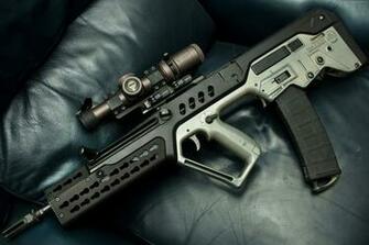 Tavor Assault Rifle Military Wallpaper And