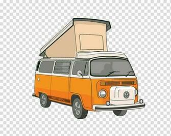 Volkswagen Type T2 Compact Van Car Transparent