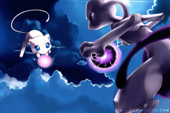 Showdown Mew Vs Mewtwo By Jiayi