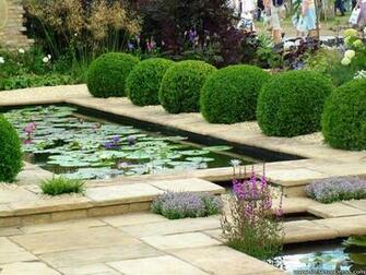Wallpaper Nature Landscape Background English Water Garden