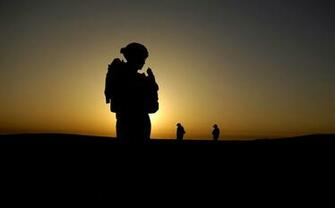 Soldier Silhouette Exotica Brimod Wallpaper Collection