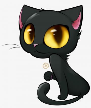 Black And White Cat Head Drawing Wallpaper Cute
