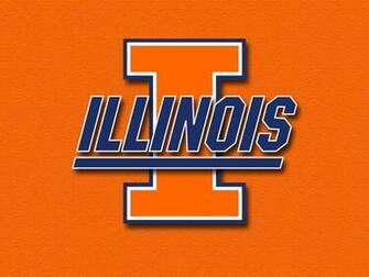 Illinois Block I Orange Wallpaper Size