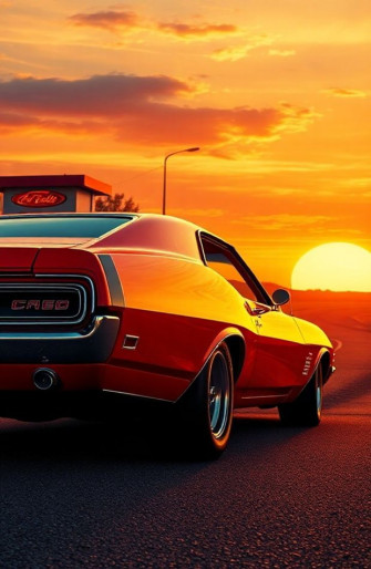 Classic Muscle Car Wallpaper