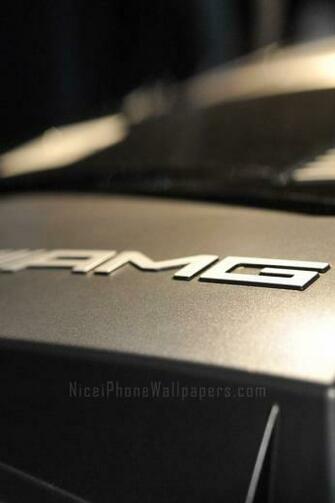 Amg Logo Wallpaper For iPhone 4s