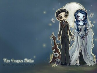 Member Art Wallpaper Corpse Bride Chibis Minitokyo