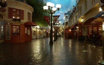 Old City Street Wallpaper