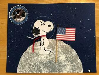 Kathy S Art Project Ideas 50th Anniversary Of Apollo Snoopy In