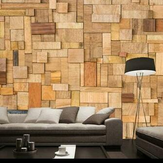 Wallpaper Fashion Vintage Large Mural Sofa Tv Background 3d