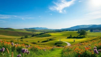 Scenic Golf Course Wallpaper