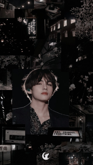 Parkedits Lockscreen Dark Taehyung Bts