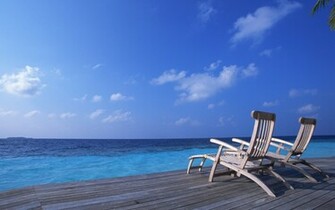 Scenery Wallpaper Shows The Scene At Beach Everything Will