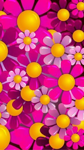 Tisa Summers On Bright iPhone Wallpaper Pink