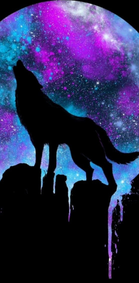 Galaxy Wolf Wallpaper