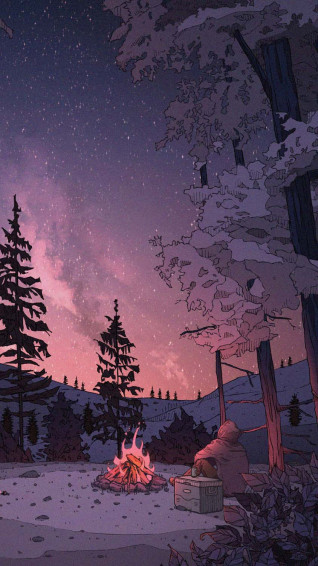 Camping And Chill iPhone Wallpaper HD