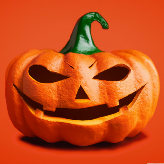 Halloween Orange Pumpkin Jack O Lantern Background Ultra HD