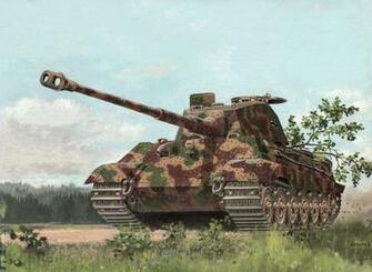 Wallpaper Art German Heavy Tank Vi Ausf B Tiger Ii