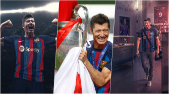 Robert Lewandowski In Barcelona Jersey Photos And Fan Made