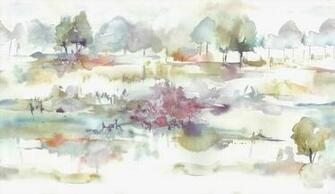 Voyage Heather Moors Cream Wallpaper