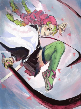 Mitsuri From Demon Slayer By Luciano Draw