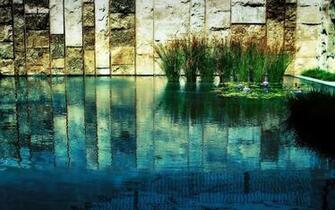 Black And White Wallpaper Water Wall Reflection