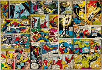 Wall Wallpaper From New Komar Collection Comics Marvel