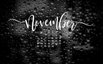 November Desktop Wallpaper Cute Calendar