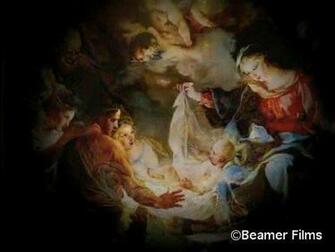 Baby Jesus Christmas Background