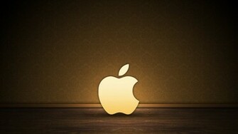 Brown Apple Logo High Definition Wallpaper HD