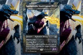 Magic The Gathering Releases Spacegodzilla Death Corona In Next