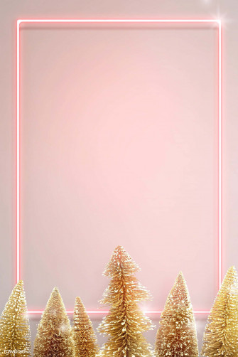 Rose Gold Christmas Wallpaper