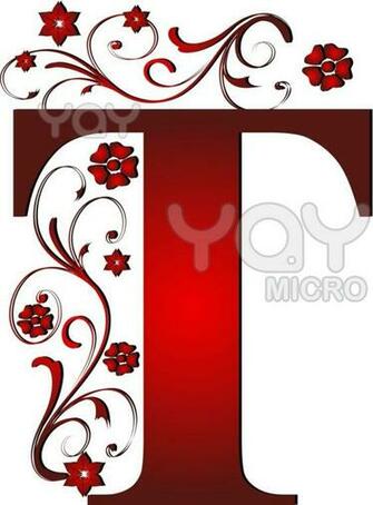 Letter T Colorful S Stationary