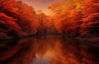 Red Nature Wallpaper