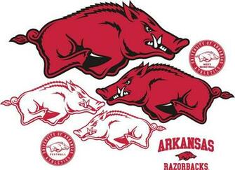 Arkansas Razorbacks Logo Fathead Jr Brewster Wallcovering Interior